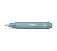 Kaweco LUNAR SPORT Stylo à bille Shadow Blue I Business Kuli en plastique de qualité supérieure en bleu foncé I Stylo à bille de poche avec mécanisme courbe en forme de cœur I Stylo à bille
