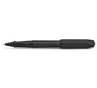 Kaweco Perkeo All Black Stylo à bille en plastique noir pour débutant avec poignée ergonomique pour l'école 14 g avec mine 0,7 mm 15,5 cm