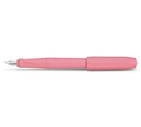 Kaweco PERKEO Peony Blossom Stylo-plume pour cartouches d'encre, rose, pour débutant, avec poignée ergonomique pour une écriture confortable, 16 cm, largeur de plume : F (fin)