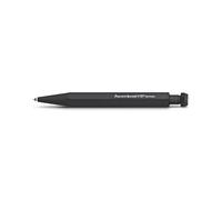 Kaweco Special S I Business Kulli Stylo à bille noir en aluminium de haute qualité, élégant stylo à bille de poche 9 g, avec sensation de toucher particulière, stylo à bille noir de 10,9 x 0,9 cm