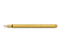 Kaweco SPECIAL Stylo plume en laiton I Stylo plume de qualité supérieure pour cartouches d'encre avec plume en acier de qualité supérieure I Stylo plume exclusif avec boîte en métal cadeau 17 cm I