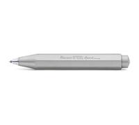Kaweco Steel Sport Bleu Stylo À Bille Rétractable Avec Clip Moyen