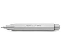Kaweco STEEL SPORT Porte-mine 0,7 mm HB I Crayon mécanique en acier inoxydable de qualité supérieure I Porte-mine élégant rechargeable au design classique I Porte-mine 10,5 cm
