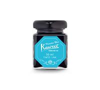 Kaweco Verre d'encre de 50 ml | Bleu Paradise Blue | Encre de qualité supérieure pour stylo dans le réservoir d'encre | Végétalien sans cruauté envers les animaux et soluble dans l'eau | Encre