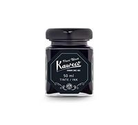 Kaweco Verre d'encre 50 ml | Noir nacré Pearl Black | Végétalien sans cruauté envers les animaux, soluble dans l'eau et durable | Encre d'écriture calligraphique