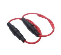 KAWELA 10 pièces 5 * 20mm Porte-fusible en Ligne 220V Porte-fusible à Vis Rapide en Verre avec Fil 22 AWG XF30