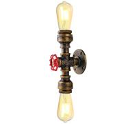 KAWELL Vintage Conduite D'eau Applique Murale Industriel Rétro Lampe de Mur