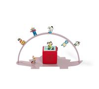 Kawentsmann Regal Dino - Étagère magnétique sur pied pour 70 à 100 figurines auditives - Compatible avec Toniebox et station de charge - En métal - Montage rapide - Pour chambre d'enfant (violet)