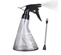 Kawiithn Flacon Pulvérisateur Vide 300ml avec Buse Longue 15cm, Vaporisateur Eau Plastique Anti-Fuite Ergonomique, Bouteille Spray Nettoyage Maison pour Entretien plants et Coiffure