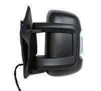 Kawin Miroir rétroviseur complet manuel gauche bras court avec interrupteur et capteur de température pour Citroën Jumper, Peugeot Boxer et Fiat Ducato