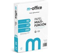 KAWOQ-Pack de feuilles A3 80 g, pack de 250 feuilles, papier multifonction pour imprimante jet d'encre et laser, feuilles A3 297 x 420 mm, idéales pour le bureau et la maison · m-office (250 feuilles