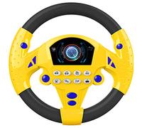 Kawosh Volant Électronique pour Enfants - Jouet Simulateur de Conduite de Voiture avec Bruit et Son - Simulation pour Garçons et Filles