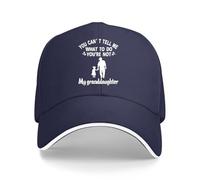 kawyvsjop Can't Tell Me What to Do You're Not My Granddaughter Casquette de baseball classique pour papa, ncbbn-Color5, Taille unique