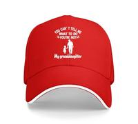 kawyvsjop Can't Tell Me What to Do You're Not My Granddaughter Casquette de baseball classique pour papa, ncbbn-Color1, Taille unique