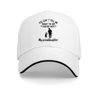 kawyvsjop Can't Tell Me What to Do You're Not My Granddaughter Casquette de baseball classique pour papa, ncbbn-Color6, Taille unique