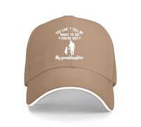 kawyvsjop Can't Tell Me What to Do You're Not My Granddaughter Casquette de baseball classique pour papa, ncbbn-Color8, Taille unique
