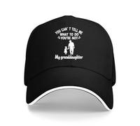 kawyvsjop Can't Tell Me What to Do You're Not My Granddaughter Casquette de baseball classique pour papa, ncbbn-Color2, Taille unique