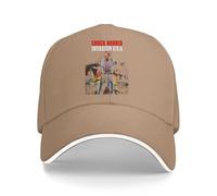 kawyvsjop Chuck Norris Invasion U.s.a Casquette de baseball classique pour papa, kgatu-Color1, Taille unique