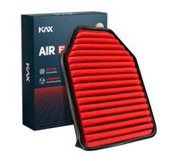 KAX Filtre à air de qualité supérieure, GAF059 (CA10348) de rechange pour Jeep Wrangler V6 2007 2008 2009 2010 2011 2012 2013 2014 2015 2016 2017, Wrangler JK 2018, 200% plus long Vie