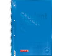 Kaxdl-1067928133 Bloc-Notes Pour Étudiant Code (A4 Quadrillé,Linéature 28,90 G/M²,80 Feuilles),Bleu