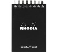 Kaxdl-115039c-Notepad Bloc-Notes À Spirale (Reliure Intégrale) Noir-A7 7,5x10,5 Cm-Dot-80 Feuilles Détachables-Papier Clairefontaine 80 G/M²-Couverture En Carte Enduite