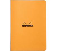 Kaxdl-119188c-Carnet Piqué Orange-A5 14,8x21 Cm-Ligné-96 Pages-Papier Clairefontaine Blanc 80 G/M²-Couverture En Carte Enduite Souple,Résistante Et Imperméable-Classic
