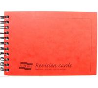 Kaxdl-3002z Un Cahier Revision Cards À Spirale Europa Rouge-15,2x10,2 Cm-100 Pages Lignées-Papier Blanc 160 G-Couverture Carte Lustrée