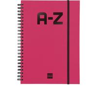 Kaxdl-Annuaire Téléphonique A-Z Dina5 Spirale Double Magenta