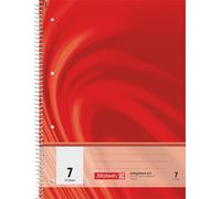 Kaxdl-Baier Schneider Bloc Notes&vivendi Bloc-Notes À Spirale,4fach,90 G/M² Format A4 Linéature 7
