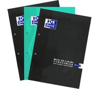 Kaxdl-Bloc De Cours Scolaire 3 Pièces A4 Ligné 100 Feuilles 90gr Pack D'avantage