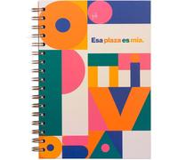 Kaxdl-Cahier A5,Esa Plaza Es Mien.Carnet Opposants Oppositions,Couverture Rigide,200 Pages,Spirale (15x22 Cm)