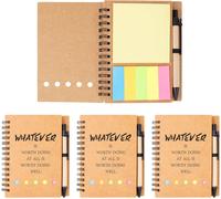 Kaxdl-Cahiers À Spirales -Lot De 4 Cahier Ligné 120 Pages/60 Feuilles Blocs Mémo,Notebook Cahier Spirale Mémo,Carnet Spirale Cadeaux Petit Cahier De Note Couverture Rigide Pour Étudiants,École,Bureau