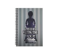 Kaxdl-Cinereplicas Mercredi-Carnet À Spiral Temps D'écriture De Mercredi 14.5 * 21cm 120 Pages-Licence Officelle