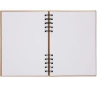 Kaxdl-Draeger Paris-Sketchbook Kraft Spirales Et Élastique Noir-15x21 Cm -Papier 128 G/M²-80 Pages De Papier À Dessin-Idéal Pour Le Dessin,Croquis-Idées Créatives