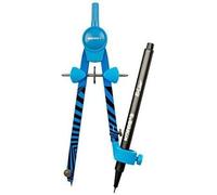 Kaxdl-Grafiko Neon : Compas De Géométrie En Métal Avec Molette De Réglage Rapide Haute Précision,Fournitures Scolaires Avec Adaptateur Pour Crayon Et Recharge De Mines Inclus,Lot De 1 Compas