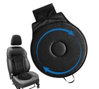 Kaxenig Coussin De Siège Rotatif, Rond Coussin De Siège De Voiture Disque De Rotation À 360 ° Coussin De Siège Pivotant, Tapis De Chaise Antidérapant, pour Personnes Âgées Et Enceintes