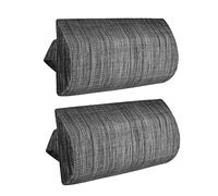 Kaxenig Coussin Repose Tete, Appuie-Chaise Longue Bain Soleil Coussin Oreiller Tran-Sat Confortable Amovible pour Chaise Pliante Plage,37X17 cm