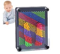Kaxenig Jouet d'Main - Jouet sensoriel pour,Rainbow Pin Toys pour Sensory, Fun and Creative Pin Art Toy pour Adultes