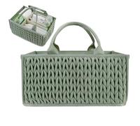 Kaxenig Organisateur de Caddie à Couches, Portable Panier de Rangement Pour Bébé, Grande Capacité