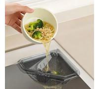 Kaxenig Panier De Drainage Et De Filtre Magnétique | Crépine De Vidange D'évier Triangulaire, Passoire Évier Suspendue | pour Le Coin du Support De Vidange, Déchets Alimentaires Empêchent Bouchons
