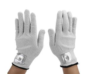 KAXIAA Gants de Protection Contre Les rayonnements électromagnétiques en Fibre d'argent EMF, Blocage Emf, Gants d'électrode,Gris