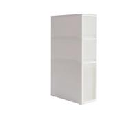 KAXLDHH Desserte à roulettes Étroite avec Tiroirs, Chariot de Rangement Fin pour Cuisine Salle de Bain avec Roues Invisibles, Meuble de Rangement Mobile sans Assemblage(45.5x18x77cm)