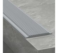 KAXLDHH Nez De Marche Profil D’Angle Antidérapant, Bande De Protection en Caoutchouc Souple, Anti-dérapeant Caoutchouc, D'escalier-Protection pour Extérieur Et Intérieur(Gray,8x200cm)