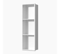 KAXLDHH Niche de Douche Encastrable en Acier Inoxydable 304 Étagère Murale Salle de Bain avec Nano-Revêtement Anti-Taches Soudure sans Joint Rangement Mural Étanche pour Cuisine(Wit,900x280x125mm)