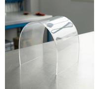 KAXLDHH Plaque De Polycarbonate Acrylique Transparent, Plaques De Transparent, Panneau De Toiture en PVC Flexible pour Projets De Décoration DIY, 1mm/1,2mm/1,5mm(2mm,150x200cm)