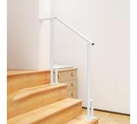 KAXLDHH Rampes D'escalier Extérieures En Acier Inoxydable, Main Courante Escalier, Balustres, Garde Corps Intérieures Antidérapantes Pour Jardin, Couloir, Grenier, Terrasse(Wit,80cm)