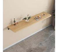 KAXLDHH Table Pliante Murale, Table Rabattable Flottante pour Petits Espaces, Tables De Salle À Manger en Bois pour Buanderie, Garage, Bureau, Cuisine(Natural,80x50CM/31.5x19.7in)