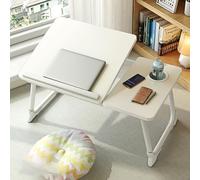 KAXLDHH Tables Basses en Bois Massif, Table Basse Pliable, Table Japonaise, Table à Manger, Bureau Tatami avec Base antidérapante pour Salon, Chambre, Baie vitrée(Wit)