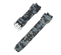 KAXSFE Bracelet camouflage compatible avec Casio G-Shock G-9200 GW-9200 9101 9102 9110 9125, bracelet de montre de sport étanche en caoutchouc et résine for homme(Camouflage Black)