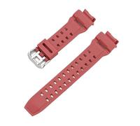 KAXSFE Bracelet camouflage compatible avec Casio G-Shock G-9200 GW-9200 9101 9102 9110 9125, bracelet de montre de sport étanche en caoutchouc et résine for homme(Red)
